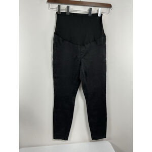Womans Excellent Condition Great Expectations Maternity Jeans PullOn Large Black